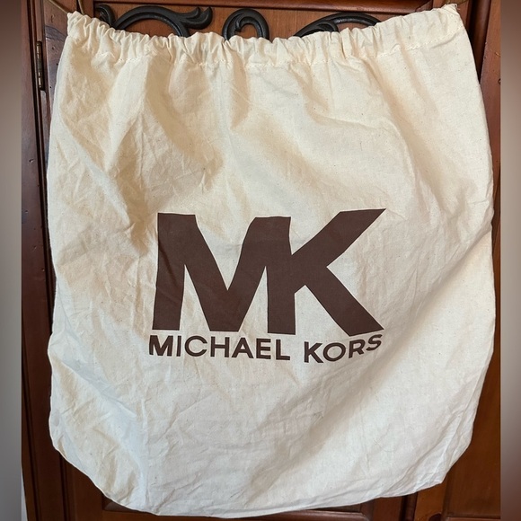 Michael Kors Luxe Studded Leather Hobo Bag - Brown Bohemian Chic Oversized NWT - Picture 7 of 16